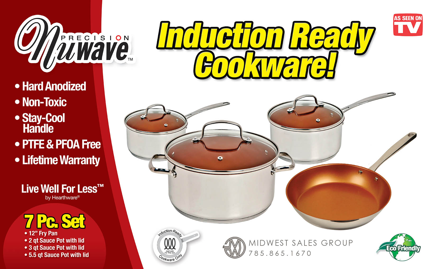 Midwest Sales Group Nuwave Induction Cookware